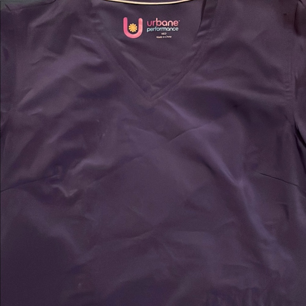 Urbane Performance Vivid Purple Scrub Top
